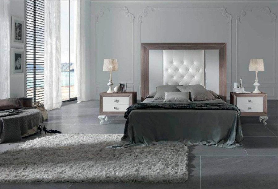 Muebles dormitorio en madera y lacado en blanco - Villalba Interiorismo